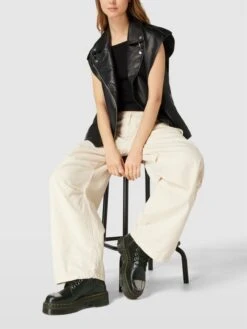 Dr. Martens Dr.Martens Schnürboots Aus Leder Modell 'Jadon Alt' - Schwarz