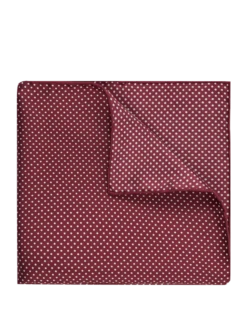 Eton Einstecktuch Aus Seide - Bordeaux Rot