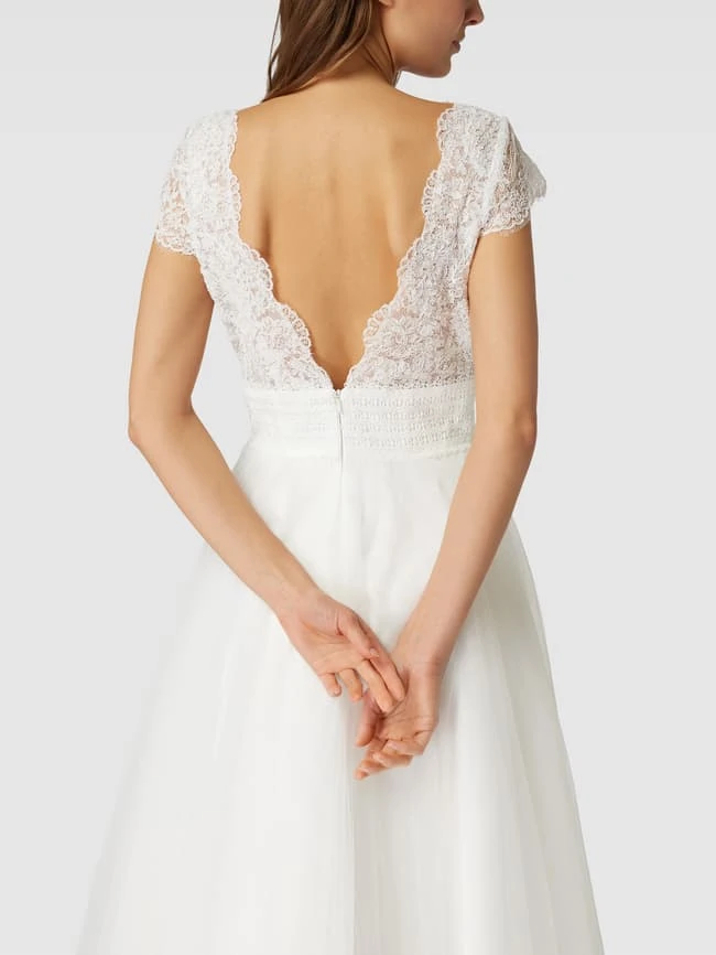 Luxuar Brautkleid Mit Floraler Spitze - Offwhite 8 Luxuar Brautkleid Mit Floraler Spitze - Offwhite – Bild 6