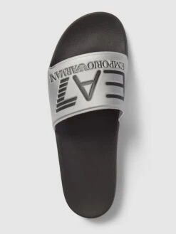 EA7 Emporio Armani Slides Mit Label-Details Modell 'SEA WORLD VISIBI' - Silber -Guesi Bekleidung Geschaft 61136e9g852k2ca2a12kgcqe9l4kuhpkalb58iaj9gq38ca970s44k2f612k8ipj8p44ukqi8t4kue1l6co30pj470r36opo6kq36c1kc9j34e9j68pjie9n70ojip9n6oo6cdg
