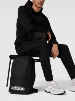 Adidas Originals Rucksack Mit Label-Print - Schwarz