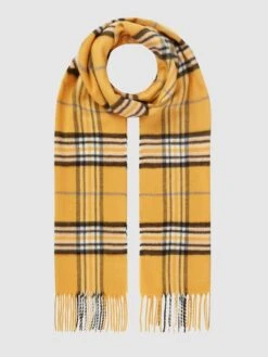 Fraas Schal Mit Tartan-Karo - Senfgelb