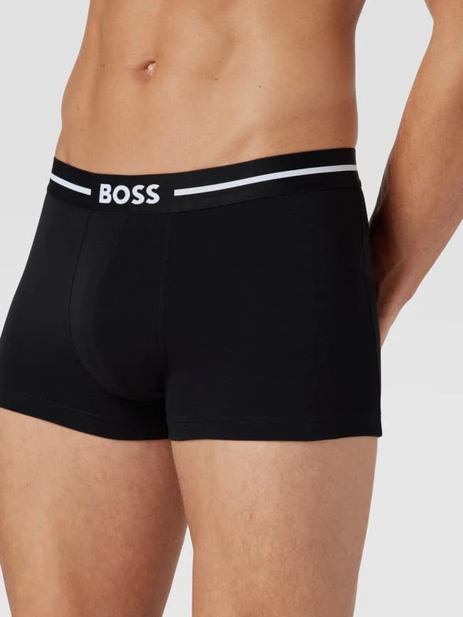 BOSS Trunks Mit Label-Detail Im 3er-Pack Modell 'Bold' - Schwarz 5 BOSS Trunks Mit Label-Detail Im 3er-Pack Modell 'Bold' - Schwarz – Bild 3