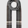 Fraas Schal Mit Tartan-Karo - Mittelgrau