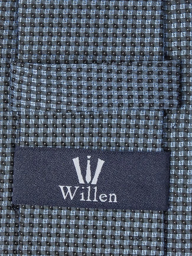 Willen Krawatte Aus Reiner Seide (6,5 Cm) - Bleu 4 Willen Krawatte Aus Reiner Seide (6,5 Cm) - Bleu – Bild 2