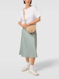 Coccinelle Saddle Bag Mit Label-Detail Modell 'BLAIRE' - Beige