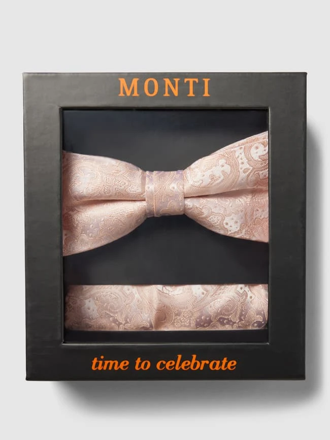 Monti Fliege Mit Allover-Muster - Apricot 3 Monti Fliege Mit Allover-Muster - Apricot
