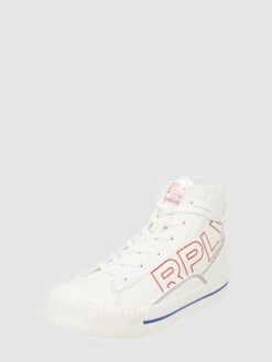 Replay High Top Sneaker Aus Canvas - Weiß