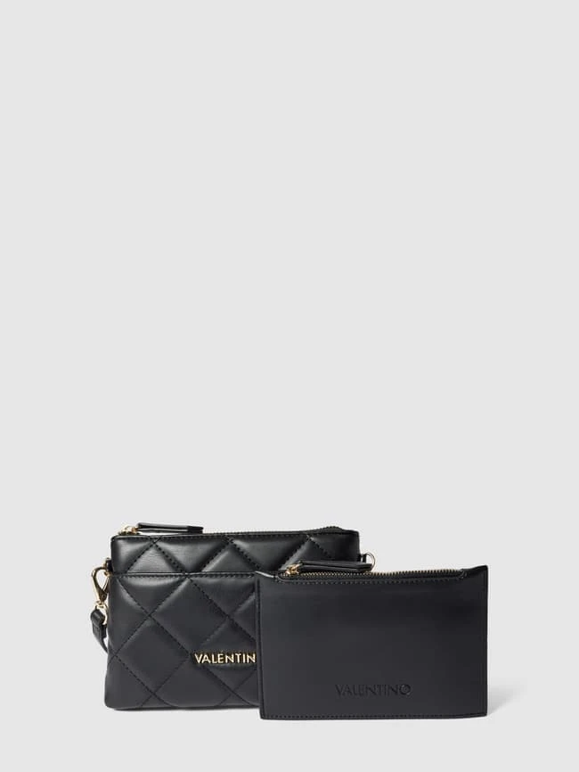 VALENTINO BAGS Handtasche Mit Logo-Muster Modell 'WALLET' - Schwarz 3 VALENTINO BAGS Handtasche Mit Logo-Muster Modell 'WALLET' - Schwarz