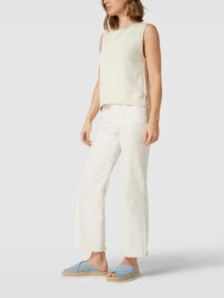 Espadrij Slides Mit Strukturierter Sohle Modell 'Croisette' - Hellblau