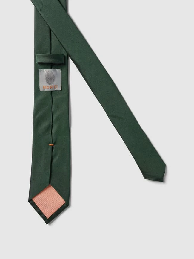 Monti Krawatte Aus Reiner Seide (6 Cm) - Dunkelgrün 5 Monti Krawatte Aus Reiner Seide (6 Cm) - Dunkelgrün – Bild 3