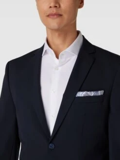 Verugia Einstecktuch Mit Allover-Muster - Blau