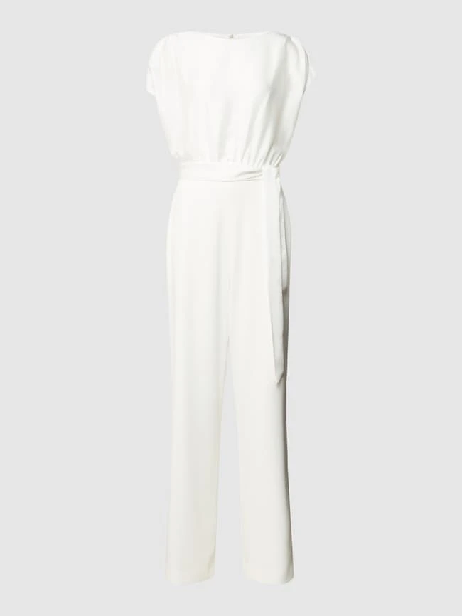 Swing Jumpsuit Mit Taillengürtel - Offwhite 4 Swing Jumpsuit Mit Taillengürtel - Offwhite – Bild 2