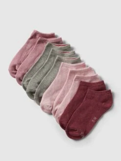 S.Oliver RED LABEL Sneakersocken Mit Label-Detail Im 10er-Pack - Rosé