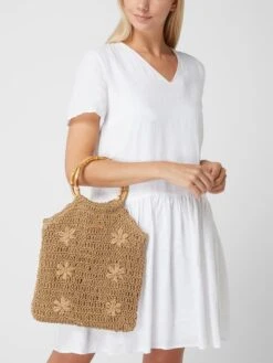 Barts Shopper In Bast-Optik Modell 'Tamarama' - Camel