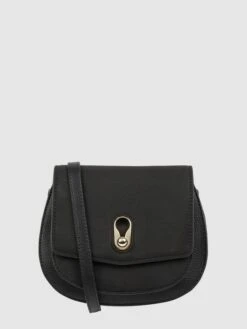 Seidenfelt Saddle Bag Mit Abnehmbarem Schulterriemen - Schwarz