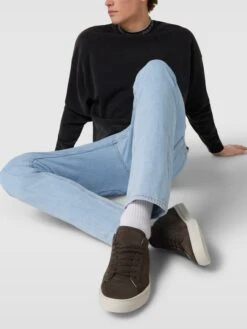 Jack & Jones Sneaker Aus Leder Modell 'COREY' - Hellgrau