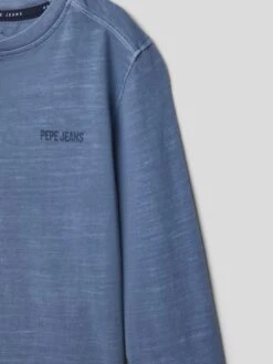 Pepe Jeans Longsleeve Mit Label-Print Modell 'BRANDON' - Rauchblau -Guesi Bekleidung Geschaft 65b5ckib950kie28a58l6h9i695j2dhn6p844k1p69656jag6oo48gppa5b4cj2b8cs52cqb8p3jcea6753j6oho60pjee9mc8rmco9kcphm8ohoccp3gd1g6kpjgdhncoqm2c8