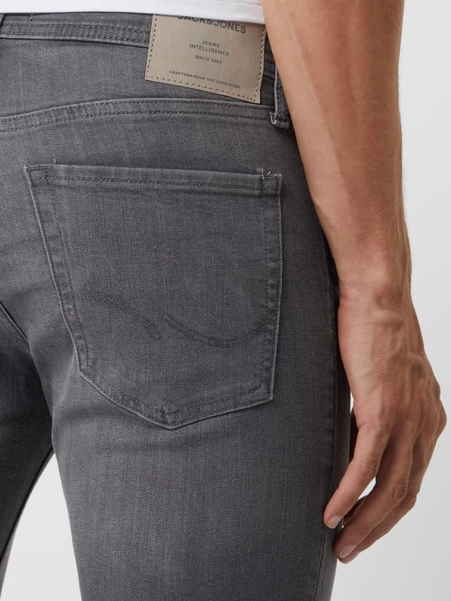Jack & Jones Slim Fit Jeans Mit Stretch-Anteil Modell 'Glenn' - Hellgrau 5 Jack & Jones Slim Fit Jeans Mit Stretch-Anteil Modell 'Glenn' - Hellgrau – Bild 3