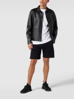 BOSS Sneaker Mit Label-Details Modell 'Titanium_Runn' - Schwarz