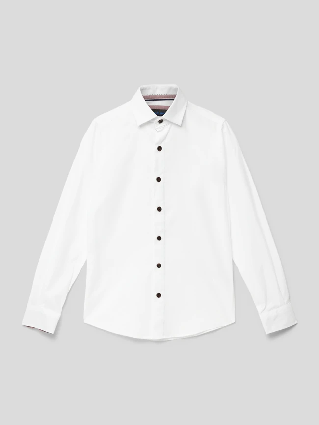 G.O.L. Freizeithemd Mit Strukturmuster - Weiß 3 G.O.L. Freizeithemd Mit Strukturmuster - Weiß