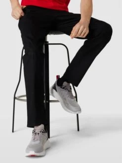 HUGO Sneaker Mit Label-Details Modell 'Wayne' - Mittelgrau