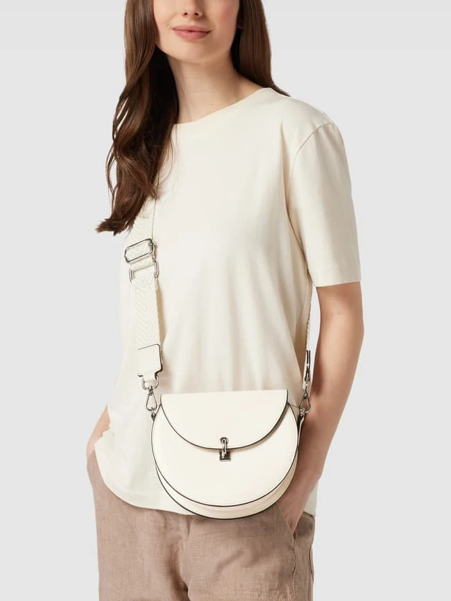 Seidenfelt Saddle Bag Mit Label-Detail Modell 'KISA' - Beige 3 Seidenfelt Saddle Bag Mit Label-Detail Modell 'KISA' - Beige