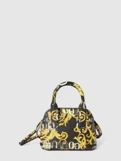 Versace Jeans Couture Handtasche Mit Allover-Logo - Schwarz -Guesi Bekleidung Geschaft 693kiii7653ksdpgags46ga17514kcqd75744ga28oo32ia49ooj2kaea5a32ji3aop38h298kp4mdhg653j2phn64pm6pj360sjaphk6dh3ae9m68q30dj374qm8d1g74pjgoo