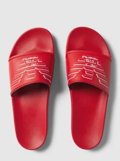 Emporio Armani Slides Mit Label-Print Modell 'Eagle' - Rot -Guesi Bekleidung Geschaft 6943ida56d33ej1g6d2kgki369658iqa697ksii6a174ie2e9kpj4g9j8t4jggib854kik26a114mli98l3m2c1h68s38p9o74s32e9k6gsmcohp60s3cp1jcko34o9mc4pjae0