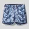 Pepe Jeans Badehose Mit Floralem Print Modell 'GROBY' - Rauchblau