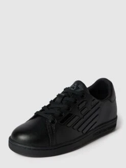 EA7 Emporio Armani Sneaker Mit Label-Details Modell 'CLASSIC' - Schwarz