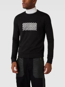 Michael Kors Sweatshirt Mit Logo-Print Modell 'CHECKERBOARD' - Schwarz -Guesi Bekleidung Geschaft 694k6d2m6gr5aka9854kacq884s42ja98d156jafa8s46dhoad34cci46ks42e9l84o5cgal8564edqmal3j2c3475h68chpcorjgcpk61gj6o9gccqj6p3661gjccr561i38og