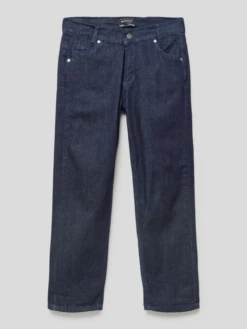 Blue Effect Jeans Mit Label-Patch - Dunkelblau