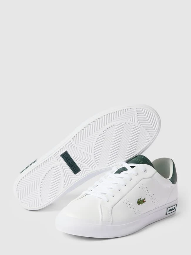 Lacoste Sneaker Mit Kontrastbesatz Modell 'POWERCOURT' - Weiß 6 Lacoste Sneaker Mit Kontrastbesatz Modell 'POWERCOURT' - Weiß – Bild 4