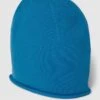 Christian Berg Woman Beanie Aus Kaschmir Mit Rollsaum - Blau
