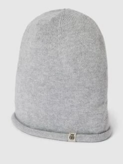 Roeckl Strickmütze Mit Label-Detail - Hellgrau