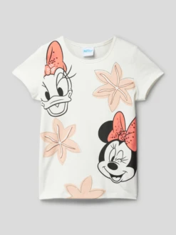 Staccato T-Shirt Mit Motiv-Print - Weiß