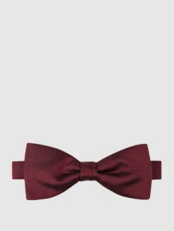 Blick Fliege Aus Seide - Bordeaux Rot