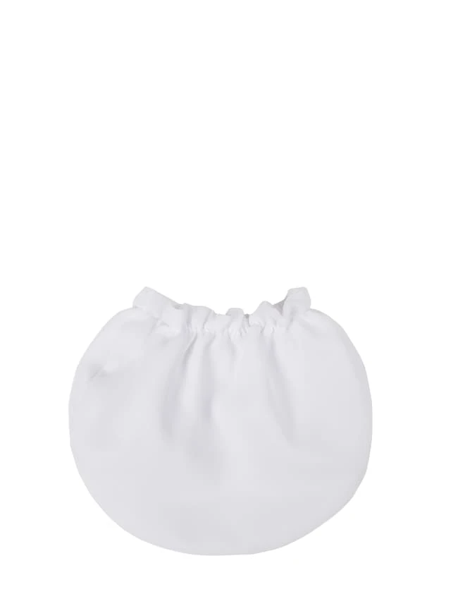 Weise Tasche Aus Chiffon - Weiß 7 Weise Tasche Aus Chiffon - Weiß – Bild 5