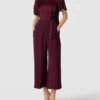 Christian Berg Cocktail Jumpsuit Mit Knoten-Detail - Bordeaux Rot