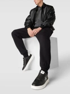 Calvin Klein Jeans Sneaker Mit Label-Details Modell 'CHUNKY' - Schwarz