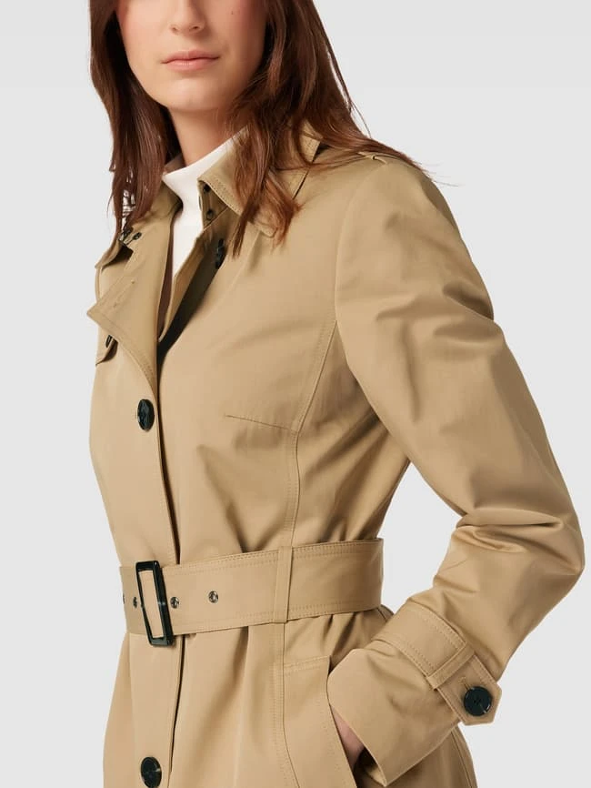 Jake*s Casual Trenchcoat Mit Taillengürtel - Sand 5 Jake*s Casual Trenchcoat Mit Taillengürtel - Sand – Bild 3
