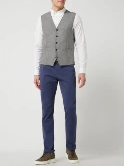 MCNEAL Chino Mit Stretch-Anteil Und Gürtel - Ozean Blau