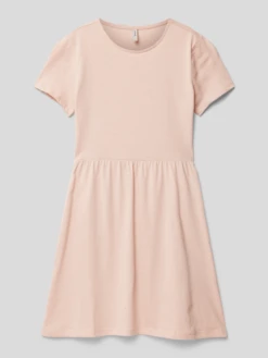 Only Kleid Mit Rundhalsausschnitt Modell 'STELLA' - Altrosa