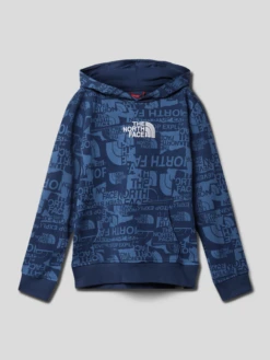 The North Face Hoodie Mit Label-Print Modell 'DREW PEAK LIGHT' - Marineblau