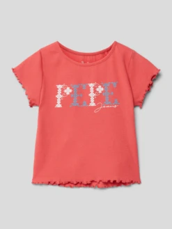 Pepe Jeans T-Shirt Mit Label-Print Modell 'NATALIE' - Rot