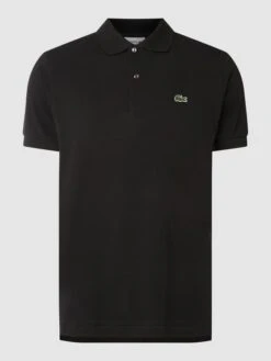 Lacoste Classic Fit Poloshirt Aus Piqué Mit Logo-Stickerei - Schwarz