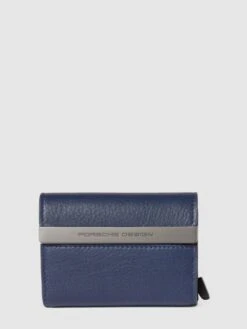Porsche Design Kartenetui Aus Leder - Dunkelblau