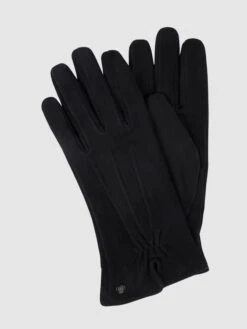 Roeckl Handschuhe Aus Veloursleder - Schwarz