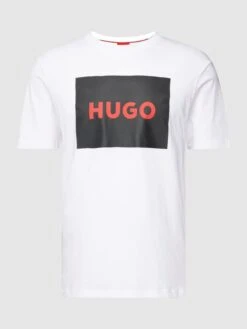HUGO T-Shirt Mit Label-Print Modell 'DULIVE222' - Weiß -Guesi Bekleidung Geschaft 6dajai2a6t83cdph8l9kqiad98q34da48op36di68dakehhi8so3ck239l8l8k9l8l732e9pap63echk6p3j6dpn70smac34cdj6cp1kcco38e9mcco3aopm6pj66cpicko3ed0